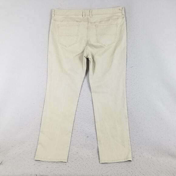 Tommy Bahama Pants Mens 42x32 Khaki 5-Pocket Stretch Chino Casual Flat Front - Picture 7 of 16